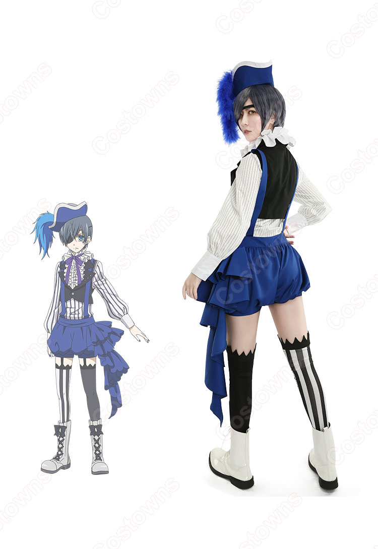 黒執事 シエル・ファントムハイヴ コスプレ衣装 アニメ 『黒執事 Book of Circus』 cosplay 仮装 変装-5