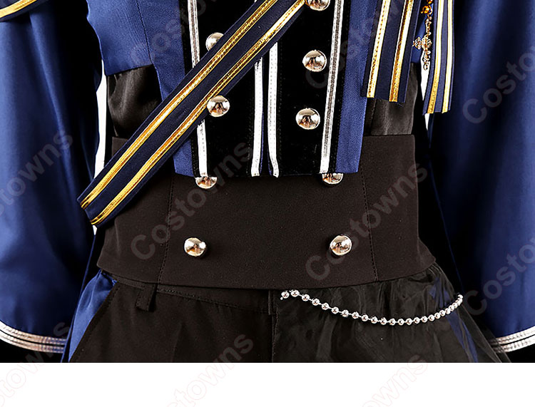 あんスタ！UNDEAD 青藍人形館〜ロマネスク〜 コスプレ衣装 『あんさんぶるスターズ！！』 朔間零 羽風薫 大神晃牙 乙狩アドニス cosplay 仮装 変装-10