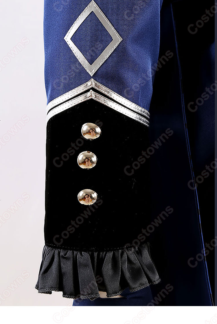 あんスタ！UNDEAD 青藍人形館〜ロマネスク〜 コスプレ衣装 『あんさんぶるスターズ！！』 朔間零 羽風薫 大神晃牙 乙狩アドニス cosplay 仮装 変装-12