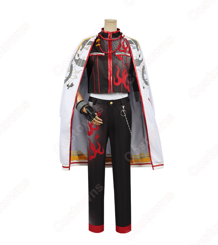あんスタ！ 鬼龍紅郎 赤鬼番長 コスプレ衣装 『あんさんぶるスターズ！！』 フィーチャースカウト 紅郎編 青春が紡ぐ硬い糸 cosplay 仮装 変装  - Costowns