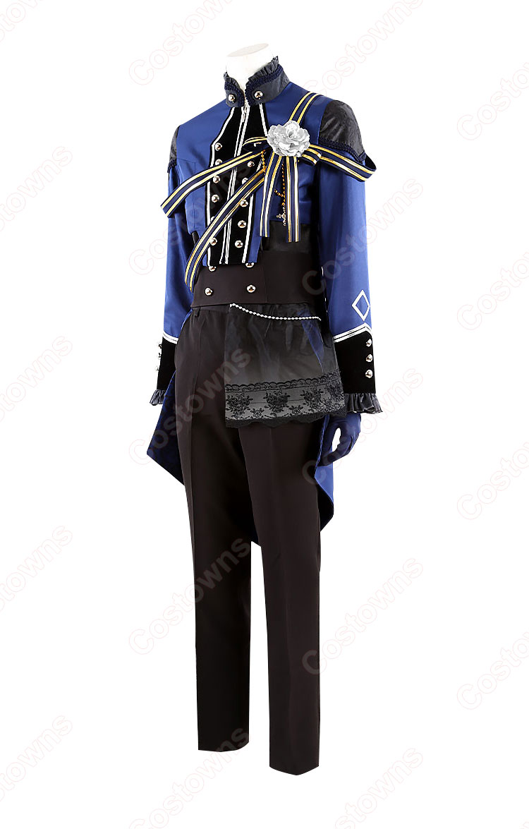 あんスタ！UNDEAD 青藍人形館〜ロマネスク〜 コスプレ衣装 『あんさんぶるスターズ！！』 朔間零 羽風薫 大神晃牙 乙狩アドニス cosplay 仮装 変装-4