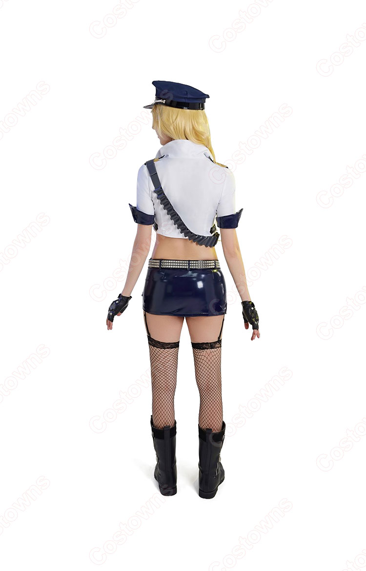 パンティ 警察官 コスプレ衣装 『パンティ&ストッキングwithガーターベルト』 デイモン姉妹 cosplay 仮装 変装-4