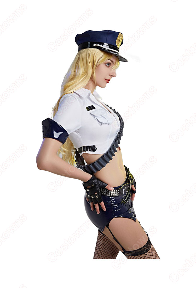パンティ 警察官 コスプレ衣装 『パンティ&ストッキングwithガーターベルト』 デイモン姉妹 cosplay 仮装 変装-2