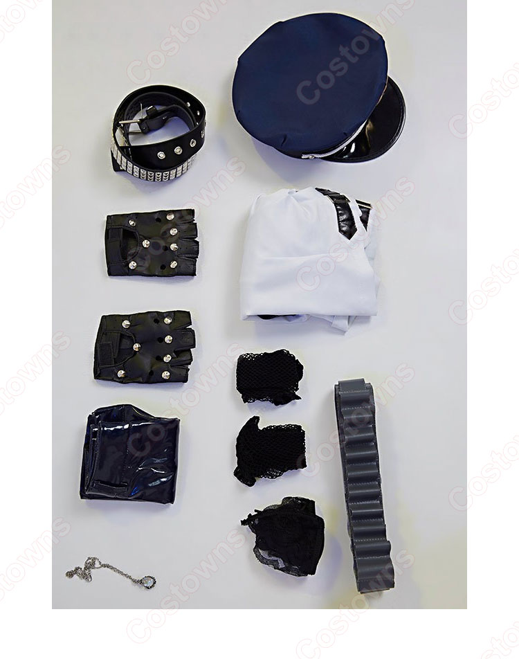 パンティ 警察官 コスプレ衣装 『パンティ&ストッキングwithガーターベルト』 デイモン姉妹 cosplay 仮装 変装-6