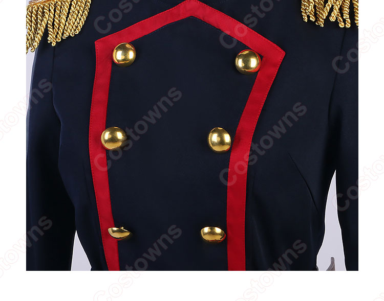 魔都精兵のスレイブ 羽前京香 鬼の組長 コスプレ衣装-5