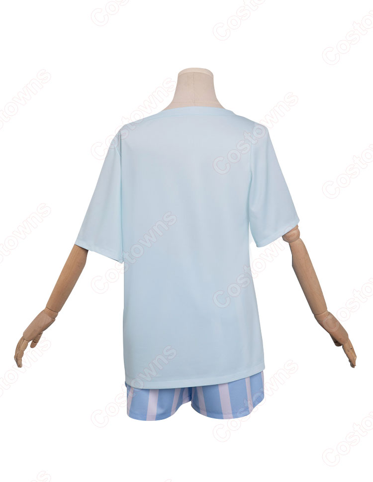お兄ちゃんはおしまい! 緒山まひろ 部屋着Ver コスプレ衣装(Tシャツ、ショートパンツ)-3