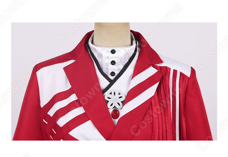あんスタ! SS 紅組 紅白衣装 コスプレ衣装 『あんさんぶるスターズ!!』 cosplay 仮装 変装-6