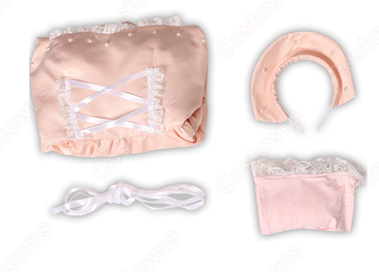 ちょびっツ エルダ ちぃ コスプレ衣装 ビンク ワンピース-7