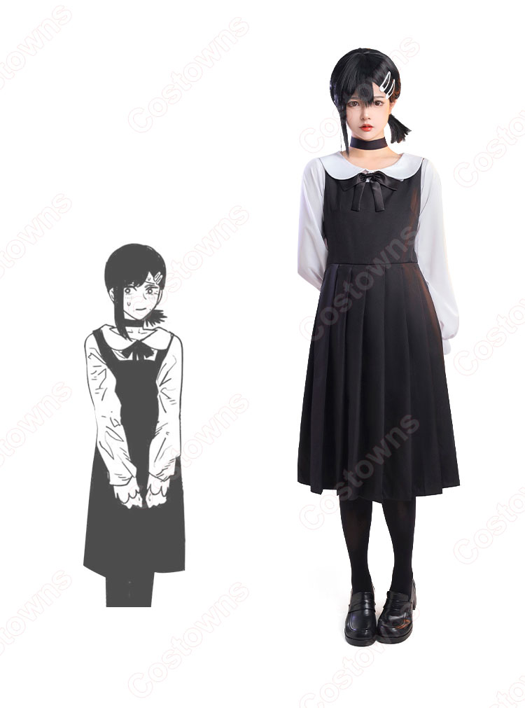 チェンソーマン 東山コベニ ワンピース コスプレ衣装-3