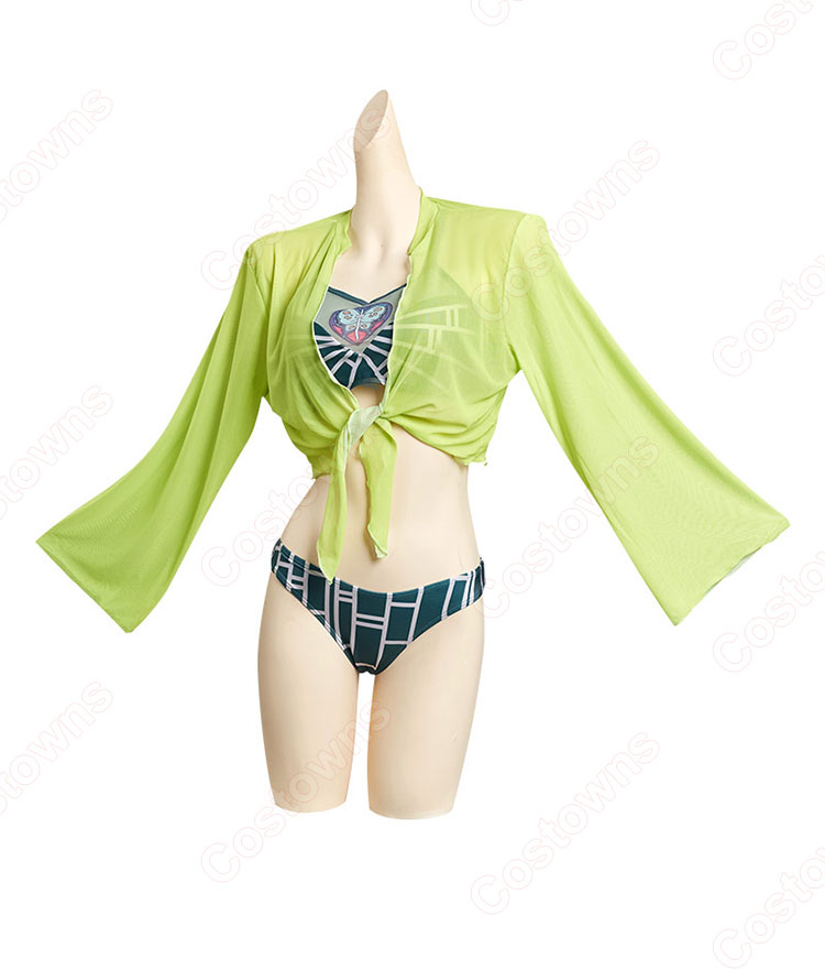 二次創作 ジョジョの奇妙な冒険 空条徐倫 水着 コスプレ衣装-2