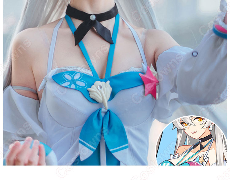 崩壊3rd キアナ・カスラナ 空の律者・バカンス(T) コスプレ衣装 水着-6