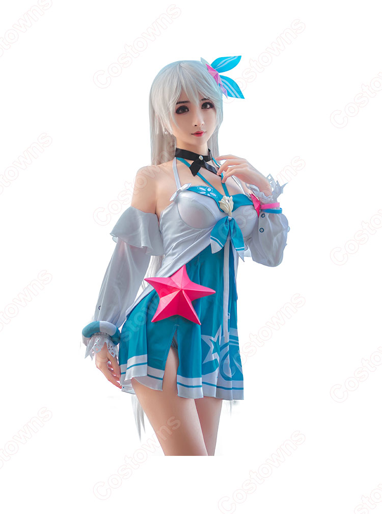 崩壊3rd キアナ・カスラナ 空の律者・バカンス(T) コスプレ衣装 水着-3