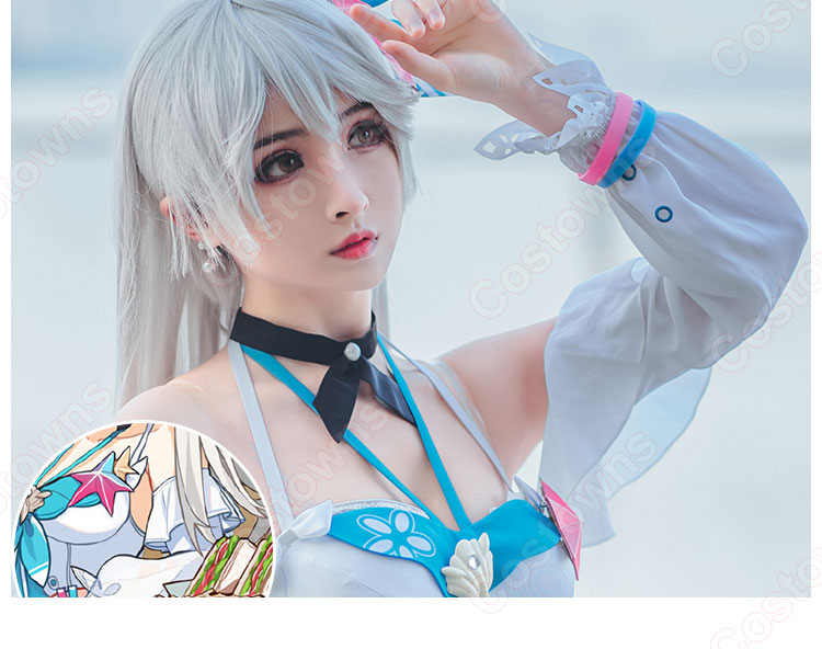 崩壊3rd キアナ・カスラナ 空の律者・バカンス(T) コスプレ衣装 水着-7