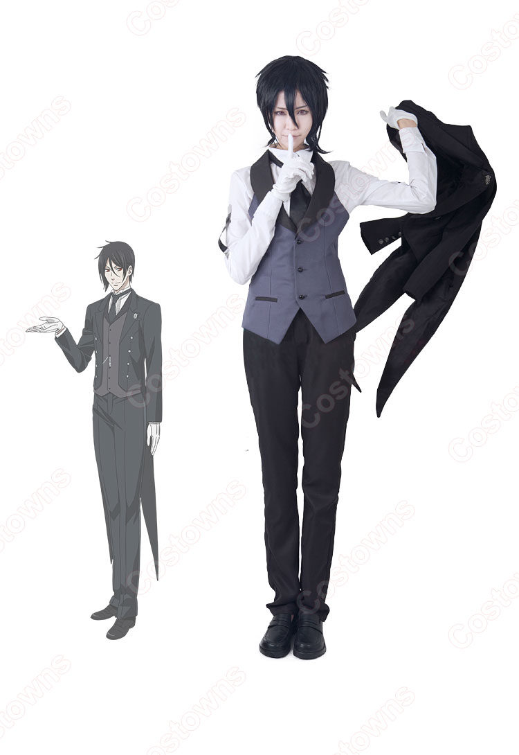 黒執事 セバスチャン・ミカエリス コスプレ衣装-7