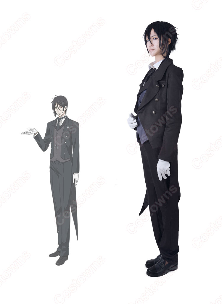 黒執事 セバスチャン・ミカエリス コスプレ衣装-5