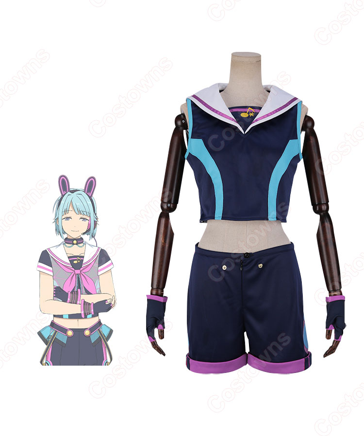 あんスタ 紫之創 ライブパーティ衣装 コスプレ衣装 『あんさんぶるスターズ！』 アミューズメント☆ネコとウサギのライブパーティ cosplay 仮装  変装 - Costowns