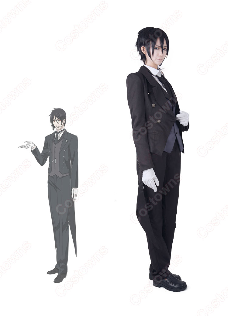 黒執事 セバスチャン・ミカエリス コスプレ衣装-3