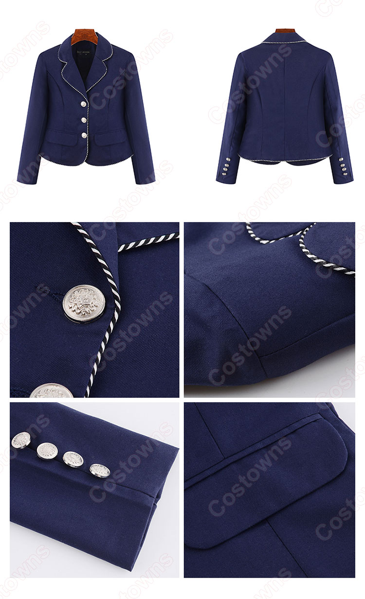 学園制服 コスプレ衣装 韓国ドラマ 【相続者たちThe Heirs】 キム・タン チャ・ウンサン ユ・ラヘル 制服 コスプレ衣装 文化祭 体育祭 ユニフォーム コスチューム 韓国風制服-11