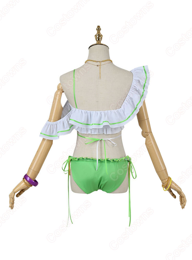 スクフェス 平安名すみれ 水着 コスプレ衣装 『ラブライブ！ スクールアイドルフェスティバル』 Liella! サニーオーシャン編 視線を釘づけ cosplay 仮装 変装-5