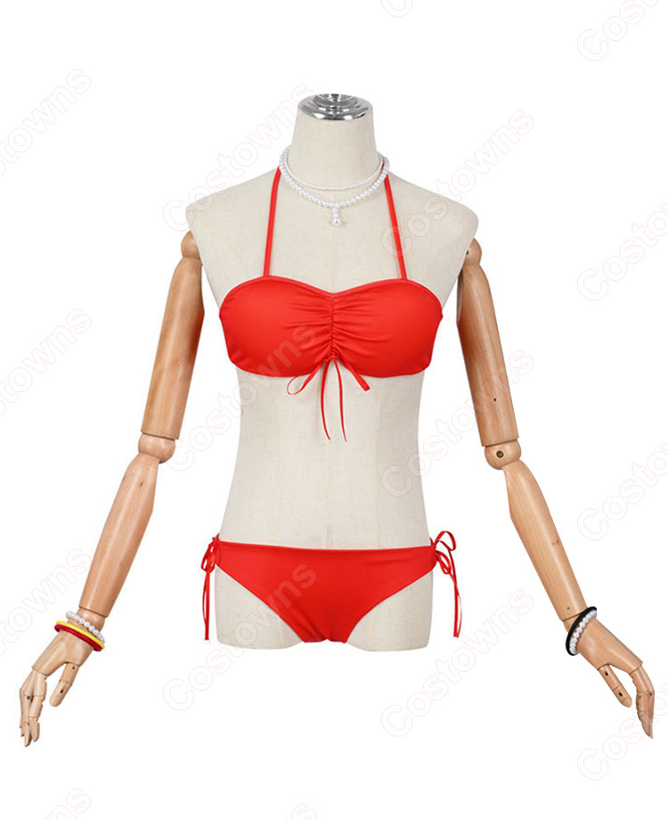 スクフェス 澁谷かのん 水着 コスプレ衣装 『ラブライブ！ スクールアイドルフェスティバル』 Liella! サニーオーシャン編 波のプールで cosplay 仮装 変装-5