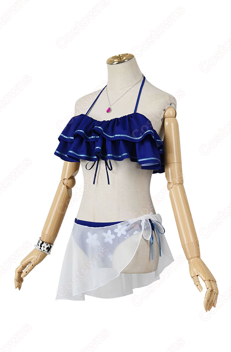 スクフェス 葉月恋 水着 コスプレ衣装 『ラブライブ！ スクールアイドルフェスティバル』 Liella! サニーオーシャン編 夏の思い出 cosplay 仮装 変装-2