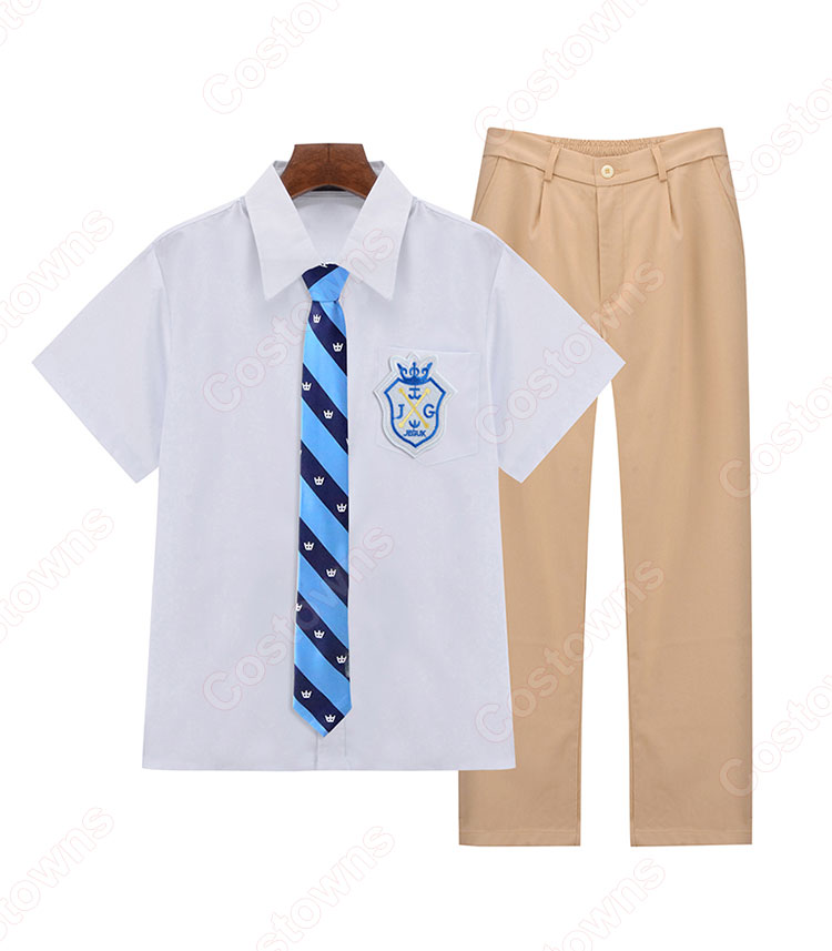 学園制服 コスプレ衣装 韓国ドラマ 【相続者たちThe Heirs】 キム・タン チャ・ウンサン ユ・ラヘル 制服 コスプレ衣装 文化祭 体育祭 ユニフォーム コスチューム 韓国風制服-5