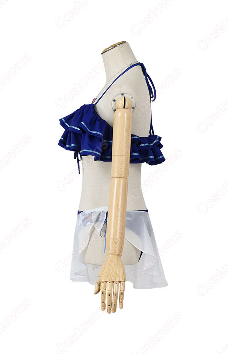 スクフェス 葉月恋 水着 コスプレ衣装 『ラブライブ！ スクールアイドルフェスティバル』 Liella! サニーオーシャン編 夏の思い出 cosplay 仮装 変装-3