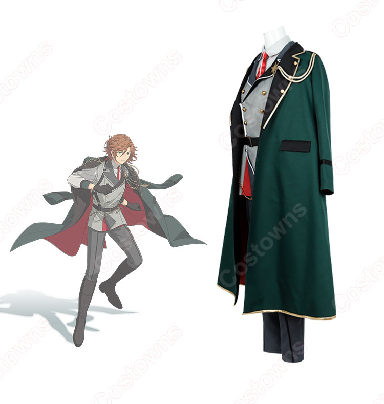 あんスタ！ 三毛縞斑 Double Face衣装 コスプレ衣装 『 あんさんぶるスターズ！！』 新参！目覚めの暗夜行路 緑眼の仕置き人 cosplay 仮装 変装-3