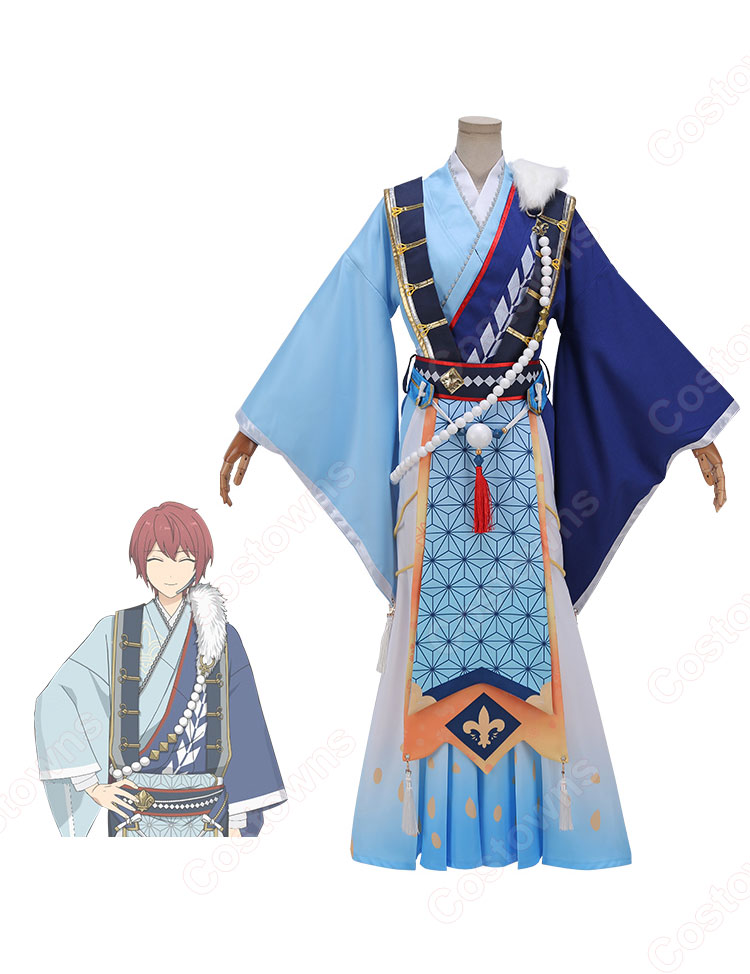 あんスタ 朱桜司 月永レオ 瀬名泉 朔間凛月 鳴上嵐 招福宴衣装 コスプレ衣装 『あんさんぶるスターズ!』 Knights 初興行★祝宴のフォーチューンライブ cosplay 仮装 変装-1