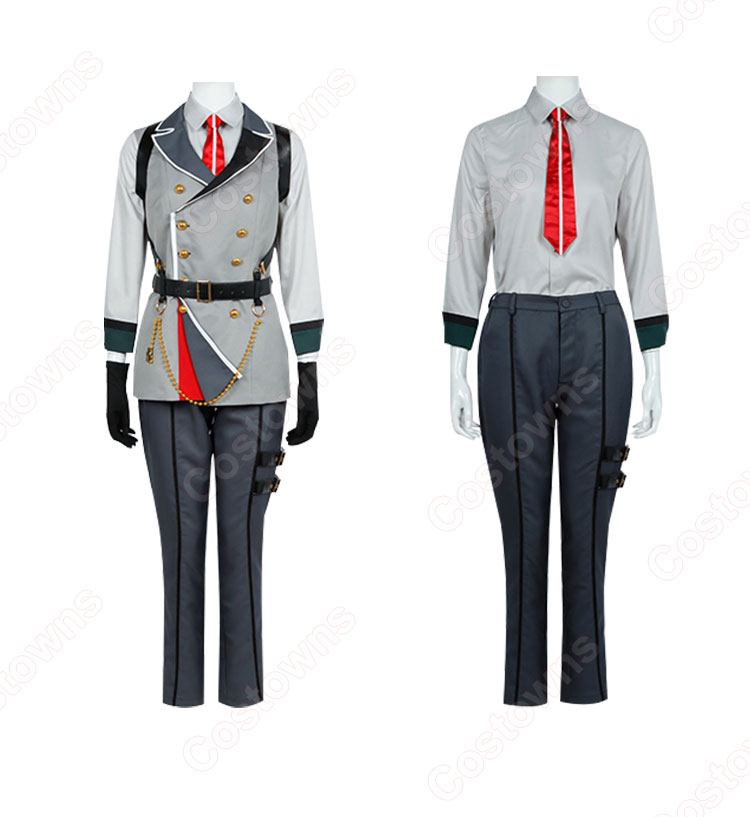 あんスタ！ 三毛縞斑 Double Face衣装 コスプレ衣装 『 あんさんぶるスターズ！！』 新参！目覚めの暗夜行路 緑眼の仕置き人 cosplay 仮装 変装-5