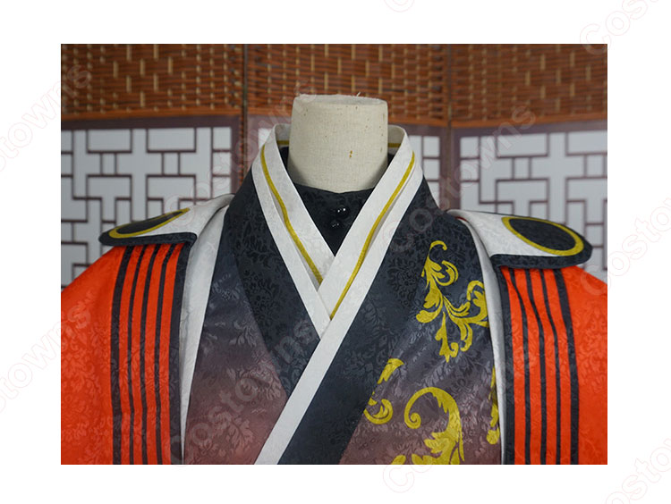 あんスタ！ 伏見弓弦 赤の丑衣装 コスプレ衣装 『あんさんぶるスターズ！！』 スカウト！丑参り（後編） 赤炎の審判 才能開花後 cosplay 仮装 変装-5