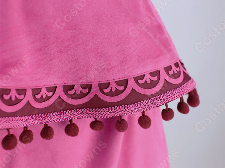 アナ雪 アナ コスプレ衣装 映画 『アナと雪の女王』 コスプレ ディズニープリンセス 子供用 大人用 ハロウィン 仮装 変装-11