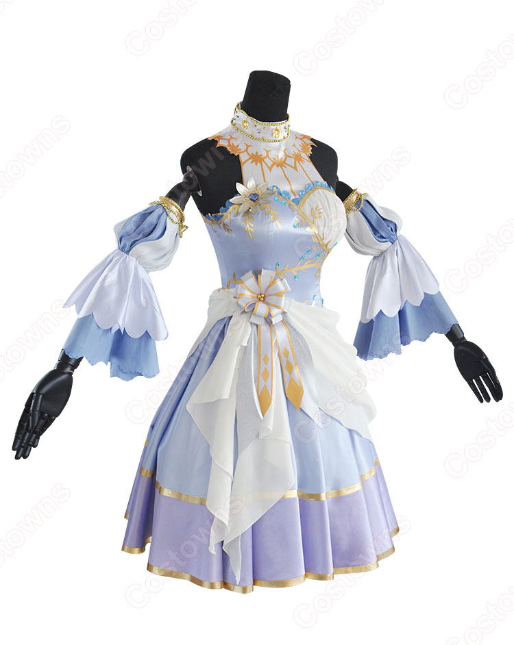 スクフェス 園田海未 コスプレ衣装 『ラブライブ！ スクールアイドルフェスティバル』 氷の幻想世界編 あつあつパンダまん cosplay 仮装 変装-3