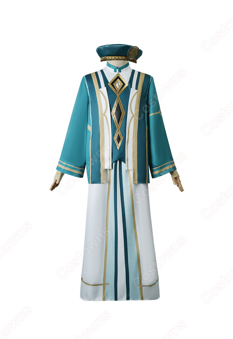 【サイズ交換ＯＫ】 原神 Costowns - コスプレ衣装 制服 学者 男性 スメール教令院 コスプレ衣装