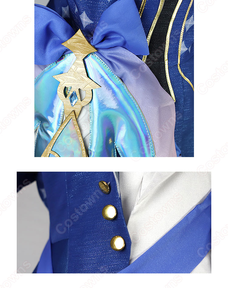 原神 水神 水元素 フォンテーヌ風 衣装 コスプレ衣装-7