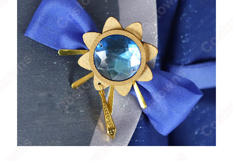 原神 水神 水元素 フォンテーヌ風 衣装 コスプレ衣装-5