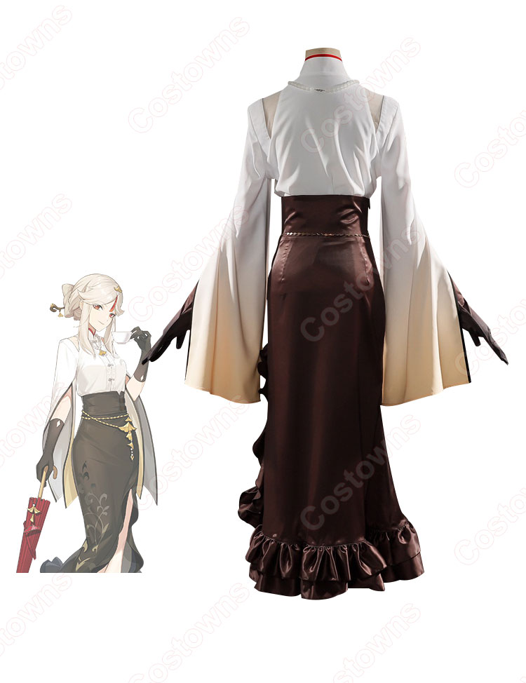 原神×ピザハット 凝光(ギョウコウ) 現代服 コスプレ衣装 - Costowns