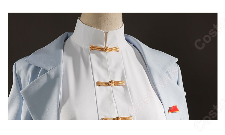 原神×ピザハット 夜蘭(イェラン) 現代服 コスプレ衣装-3