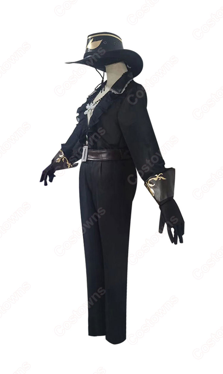 IdentityV 第五人格 探鉱者(ノートン・キャンベル) 黒いチューリップ コスプレ衣装 演繹の星シリーズ衣装 cosplay 仮装 変装-3