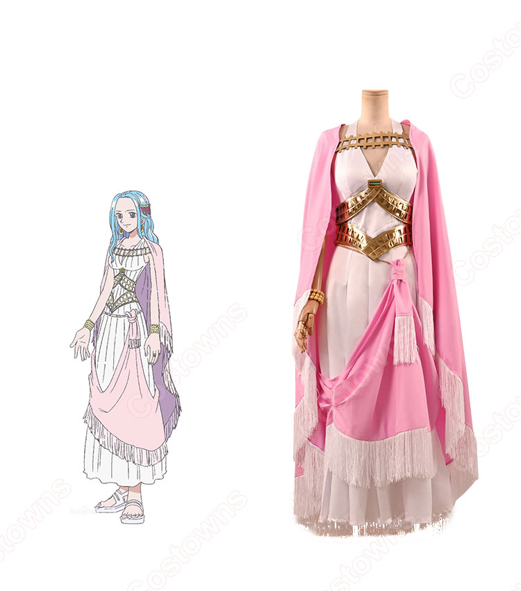 ワンピース ネフェルタリ・ビビ コスプレ衣装 『ONE PIECE』 王族復帰後 エジプト風 cosplay 仮装 変装-1