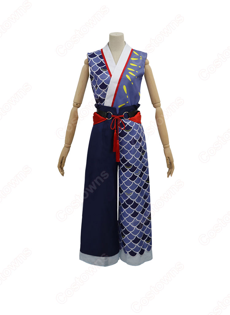 あんスタ! 深海奏汰 鱗海 コスプレ衣装 『あんさんぶるスターズ!!』 フィーチャースカウト 奏汰編 つながるうみ MV衣装 cosplay 仮装 変装-4