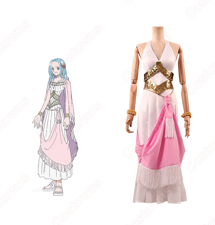 ワンピース ネフェルタリ・ビビ コスプレ衣装 『ONE PIECE』 王族復帰後 エジプト風 cosplay 仮装 変装-4