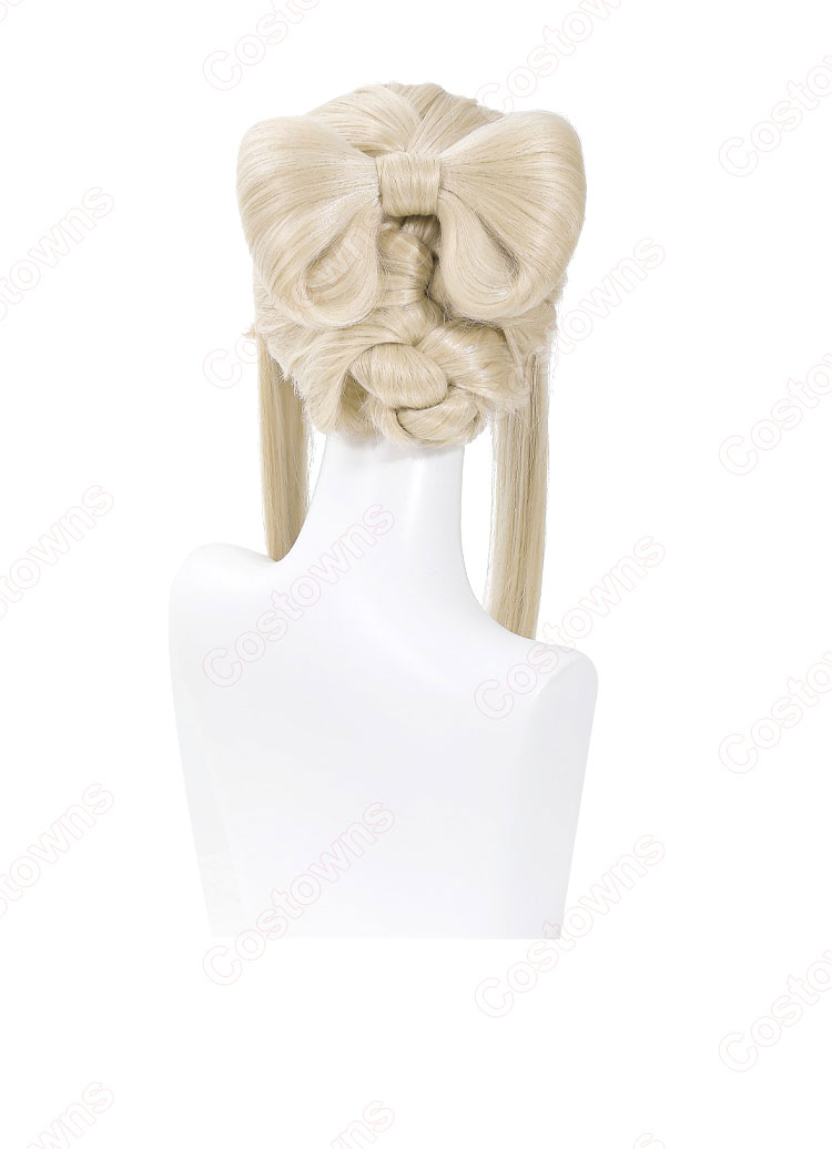 原神×ピザハット 凝光(ギョウコウ) コスプレウィッグ-4