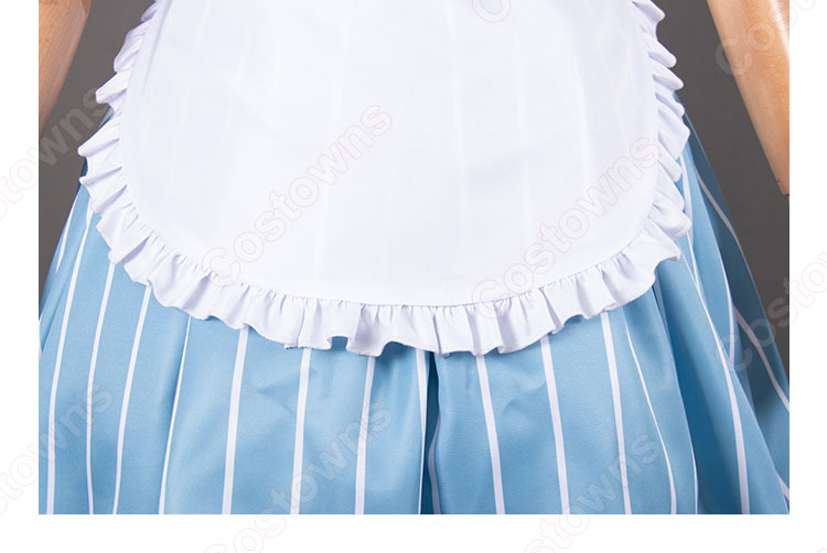 女神のカフェテラス メイド服 鶴河秋水 月島流星 小野白菊 鳳凰寺紅葉 幕澤桜花 コスプレ衣装-7