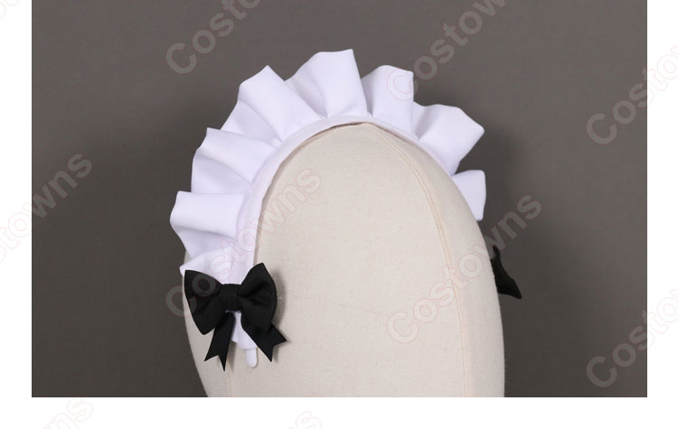 女神のカフェテラス メイド服 鶴河秋水 月島流星 小野白菊 鳳凰寺紅葉 幕澤桜花 コスプレ衣装-10