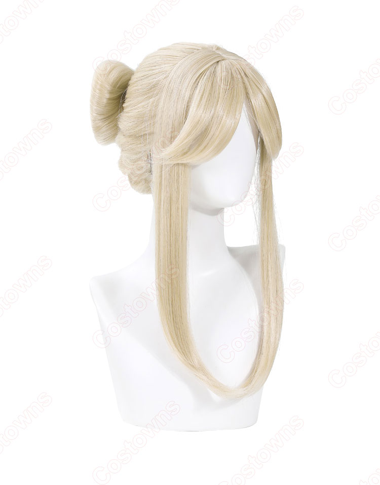 原神×ピザハット 凝光(ギョウコウ) コスプレウィッグ-2