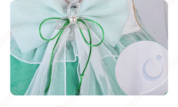 Naraka: Bladepoint 紫萍 春雪 コスプレ衣装-12