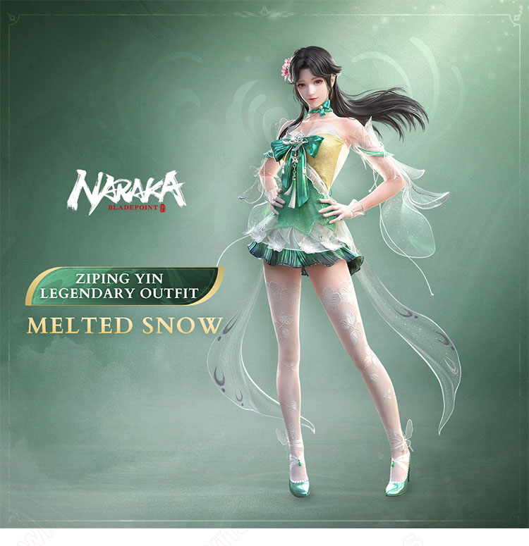Naraka: Bladepoint 紫萍 春雪 コスプレ衣装-1