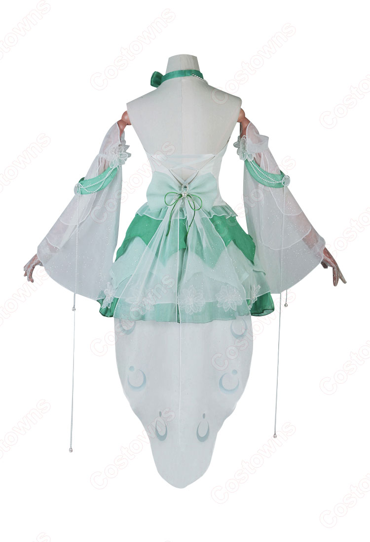 Naraka: Bladepoint 紫萍 春雪 コスプレ衣装-5