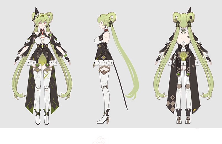 崩壊3rd クロノストラベラー AI・ハイペリオンΛ コスプレ衣装-1